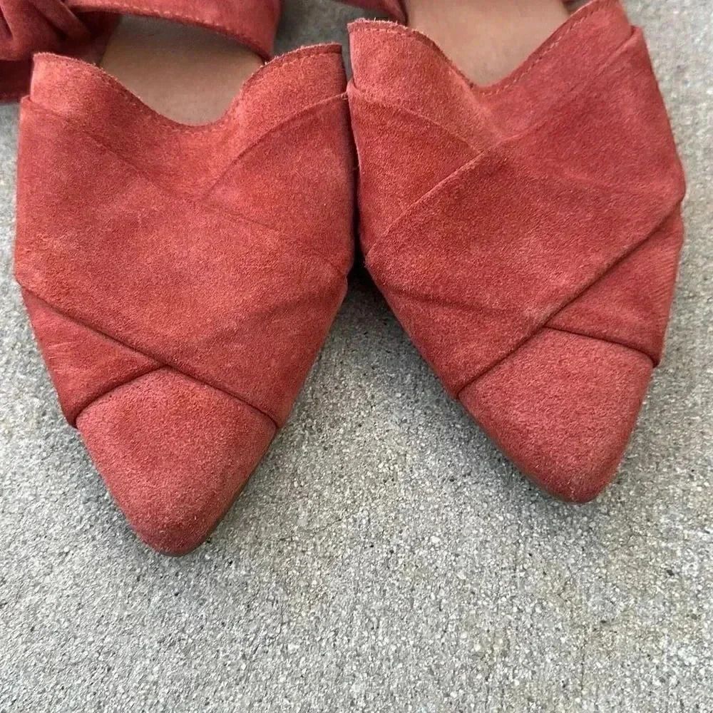 Anthropologie Suede with Bow Mules/Slides - Picture 11 of 11